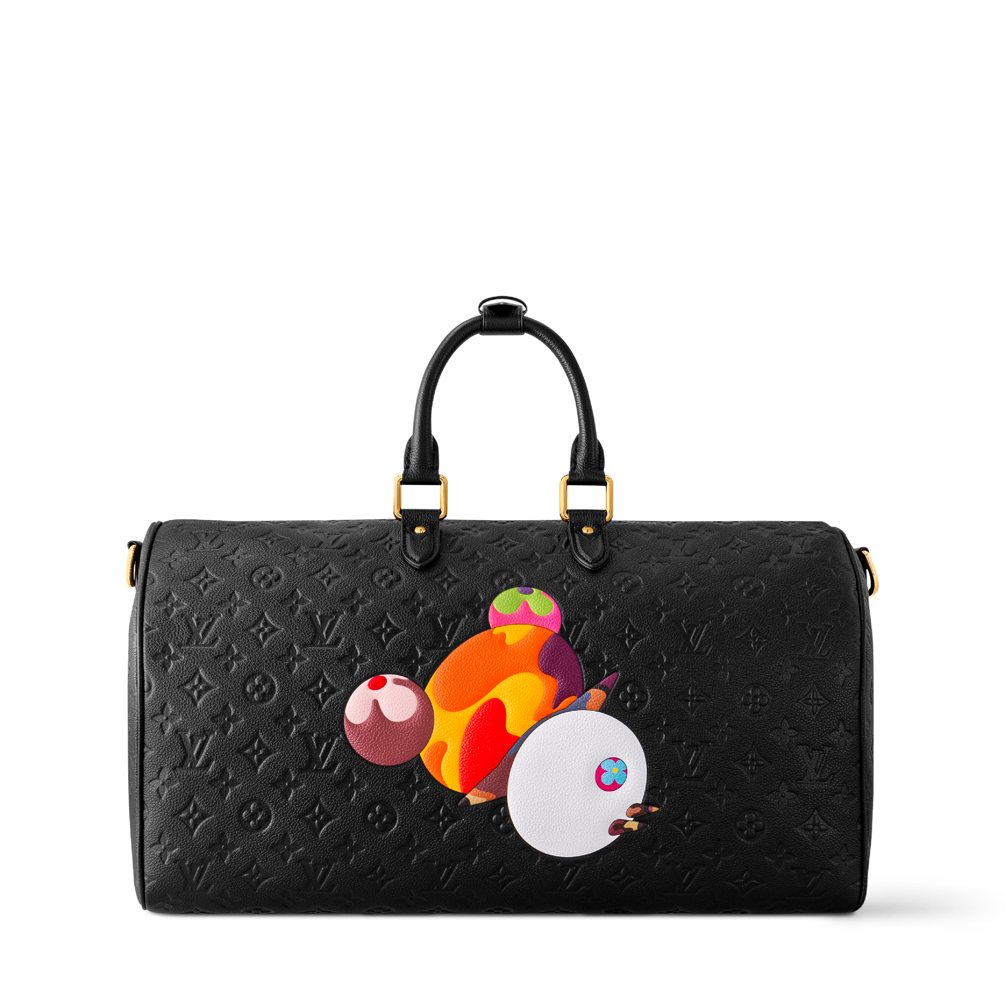 LV x TM Keepall Bandoulière 45 Monogram Empreinte Leather - Bags